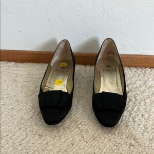 Women's Black Bow Flats